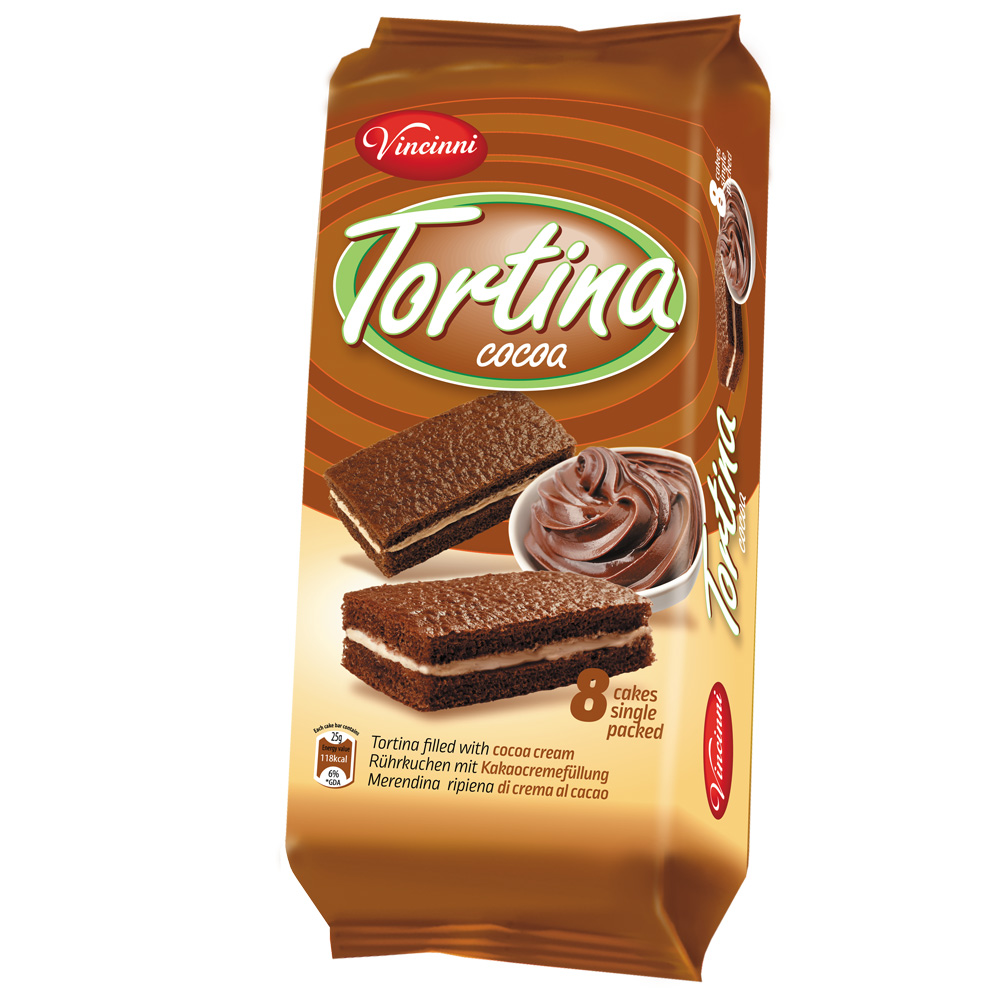 Vincinni Tortina Chocolat 200g 1.50€